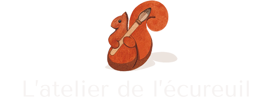 logo l'atelier de l'écureuil