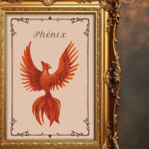 Le phénix s'élève, embrasé d’une lumière éternelle.