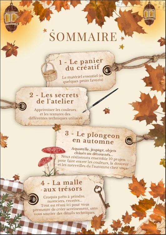 sommaire ebook Un Automne Enchanté"
